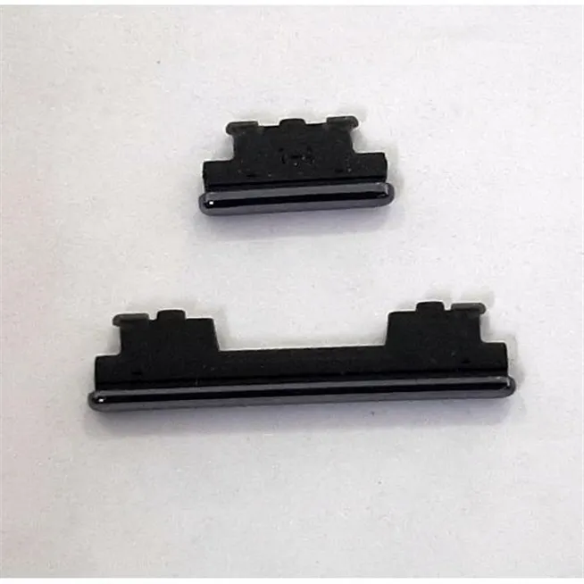 Set 2 botones negros para Samsung Galaxy A52S 5G SM-A528 calidad premium