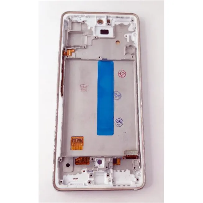 Pantalla lcd Oled para Samsung Galaxy A53 5G A536 mas tactil negro con marco plateado