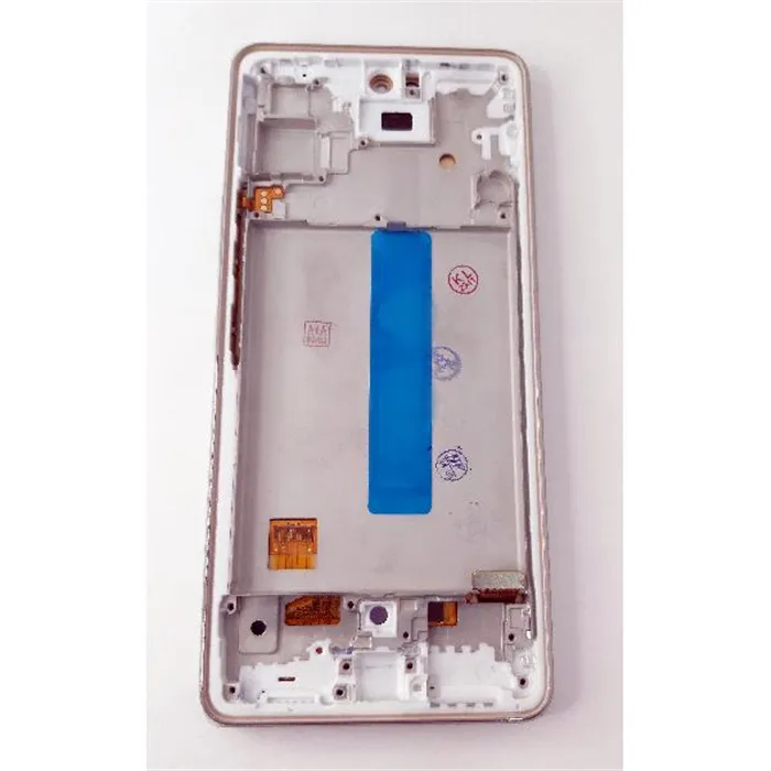 Pantalla lcd Oled para Samsung Galaxy A53 5G A536 mas tactil negro con marco plateado