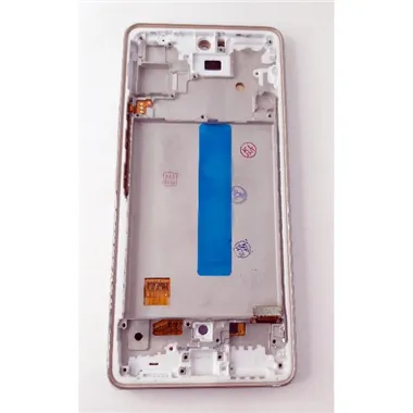 Pantalla lcd Oled para Samsung Galaxy A53 5G A536 mas tactil negro con marco plateado