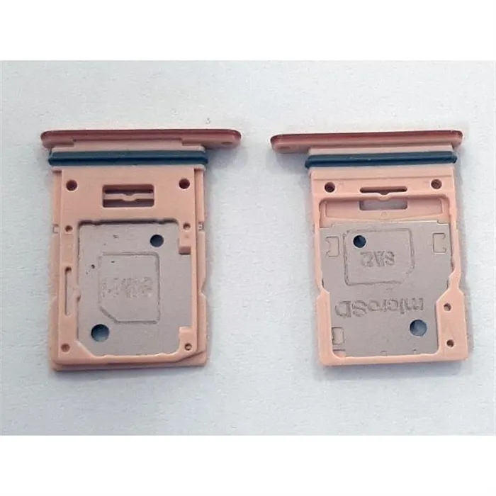 Soporte o bandeja dual sim dorada para Samsung Galaxy A53 5G SM-A536 calidad premium