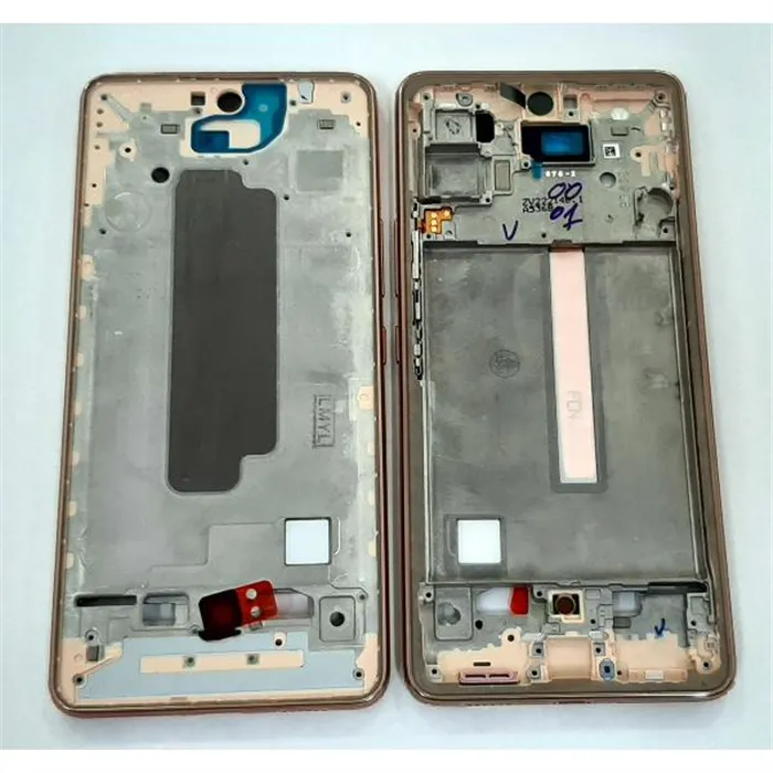 Carcasa central o marco dorado para Samsung Galaxy A53 5G SM-A536 calidad premium