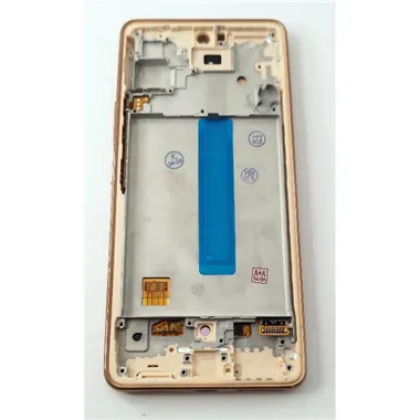 Pantalla lcd para Samsung Galaxy A53 5G A536 mas tactil negro con marco dorado calidad Oled