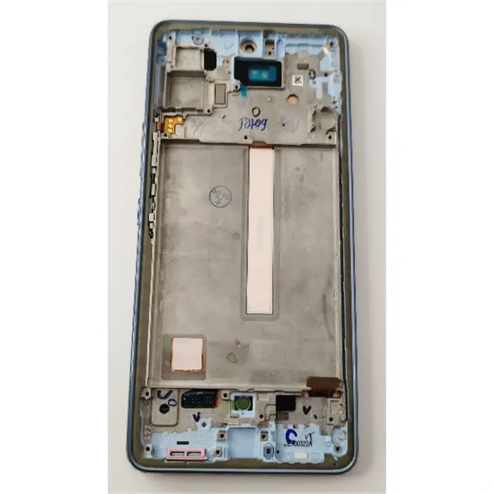 Pantalla lcd TFT para Samsung Galaxy A53 5G A536 mas tactil negro con marco azul 
