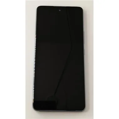 Pantalla lcd TFT para Samsung Galaxy A53 5G A536 mas tactil negro con marco azul 
