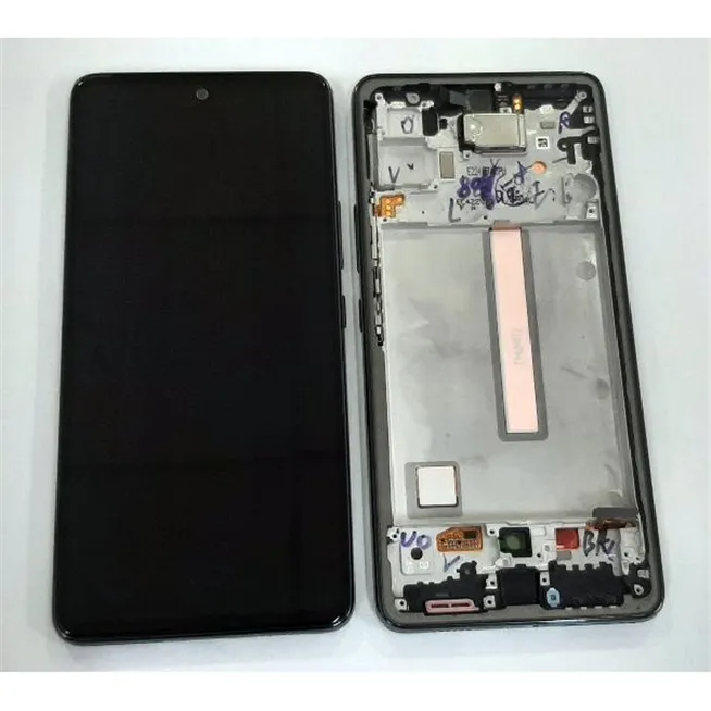 Pantalla lcd para Samsung Galaxy A53 5G SM-A536 GH82-28024A mas tactil negro mas marco negro Service Pack