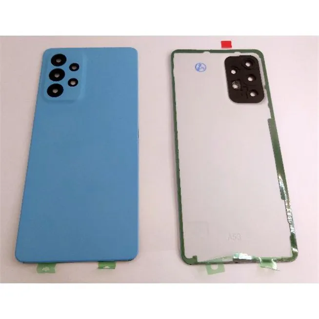 Tapa trasera o tapa bateria azul para Samsung Galaxy A53 5G A536 mas cubierta de camara