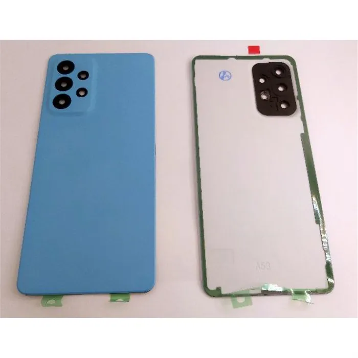 Tapa trasera o tapa bateria azul para Samsung Galaxy A53 5G A536 mas cubierta de camara