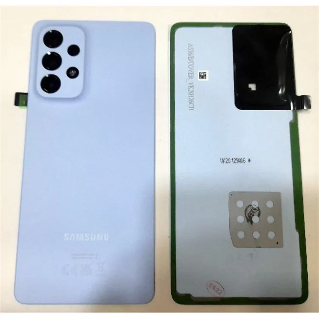 Tapa trasera o tapa bateria azul para Samsung Galaxy A53 5G SM-A536 GH82-28017C Service Pack