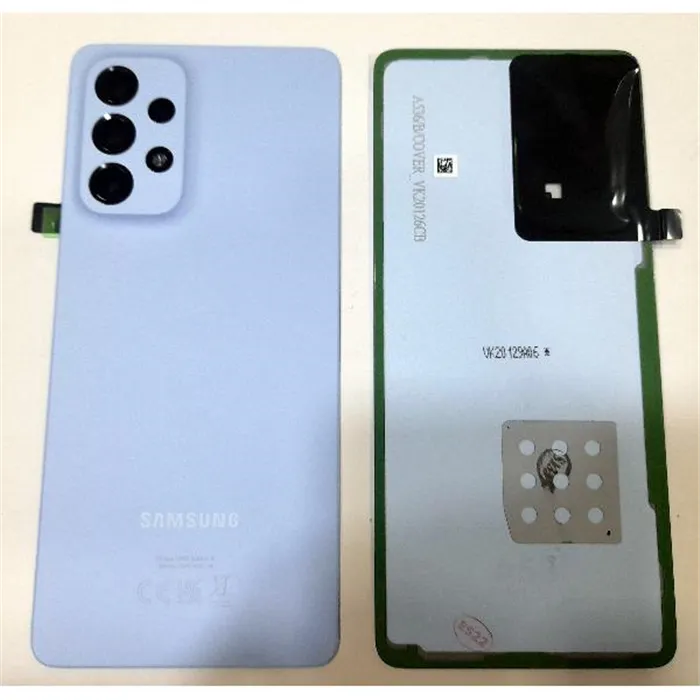 Tapa trasera o tapa bateria azul para Samsung Galaxy A53 5G SM-A536 GH82-28017C Service Pack