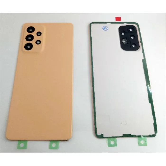 Tapa trasera o tapa bateria naranja para Samsung Galaxy A53 5G A536 mas cubierta de camara