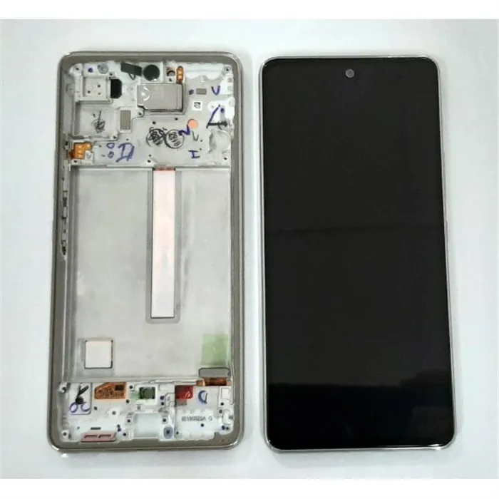 Pantalla lcd para Samsung Galaxy A53 5G SM-A536 GH82-28024B mas tactil negro mas marco blanco Service Pack