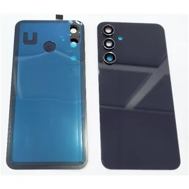 Tapa trasera o tapa bateria negra para Samsung Galaxy A55 A556 con lente de camara