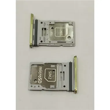 Soporte o bandeja sim amarilla Dual sim para Samsung Galaxy A55 G SM-A556 GH98-49097D Service Pack