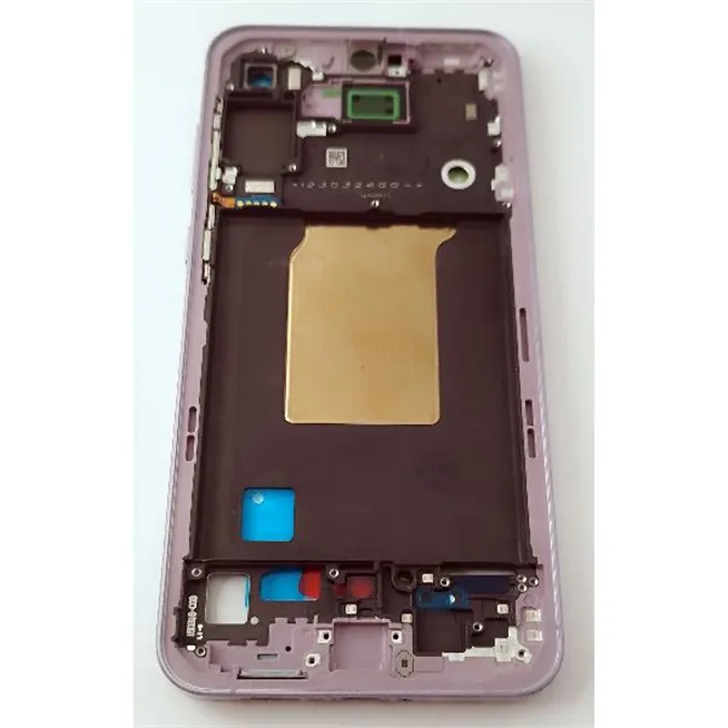 Carcasa o marco central rosa para Samsung Galaxy A55 A556 