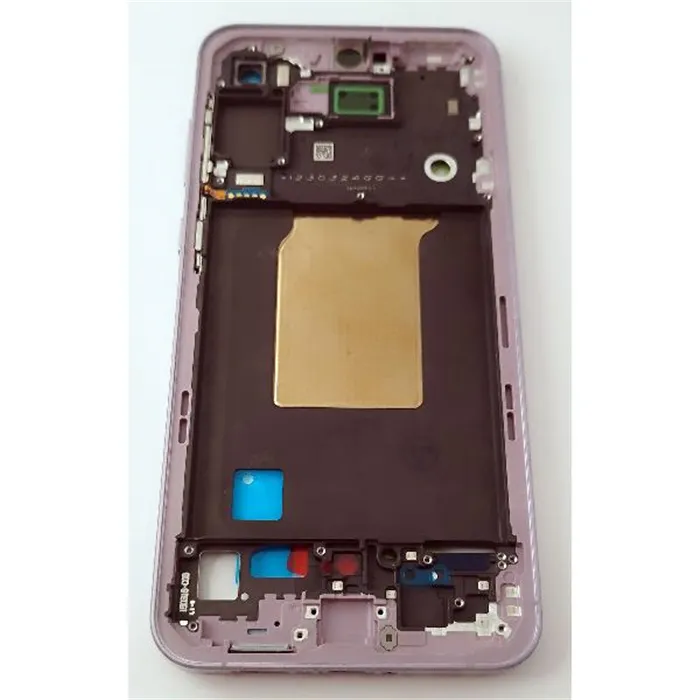Carcasa o marco central rosa para Samsung Galaxy A55 A556 