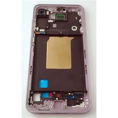 Carcasa o marco central rosa para Samsung Galaxy A55 A556 