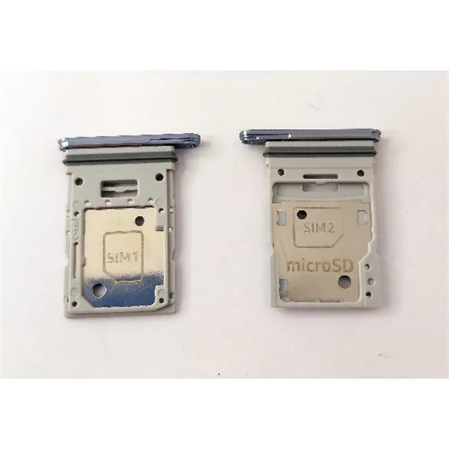 Soporte o bandeja sim Dual sim azul claro para Samsung Galaxy A55 A556 calidad premium