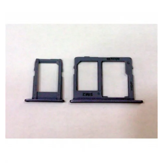 Samsung Galaxy A6 A600F A6 Plus A605F set 2 soporte sim gris premium