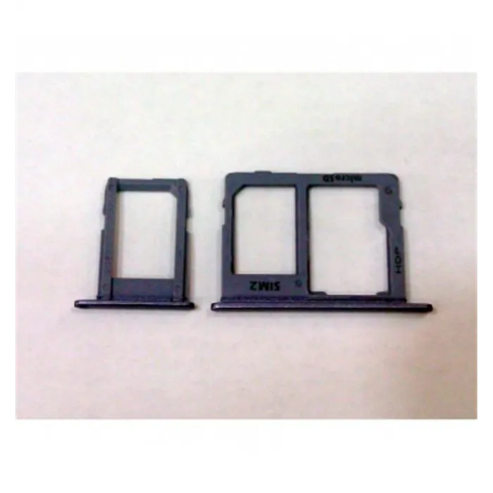 Samsung Galaxy A6 A600F A6 Plus A605F set 2 soporte sim gris premium