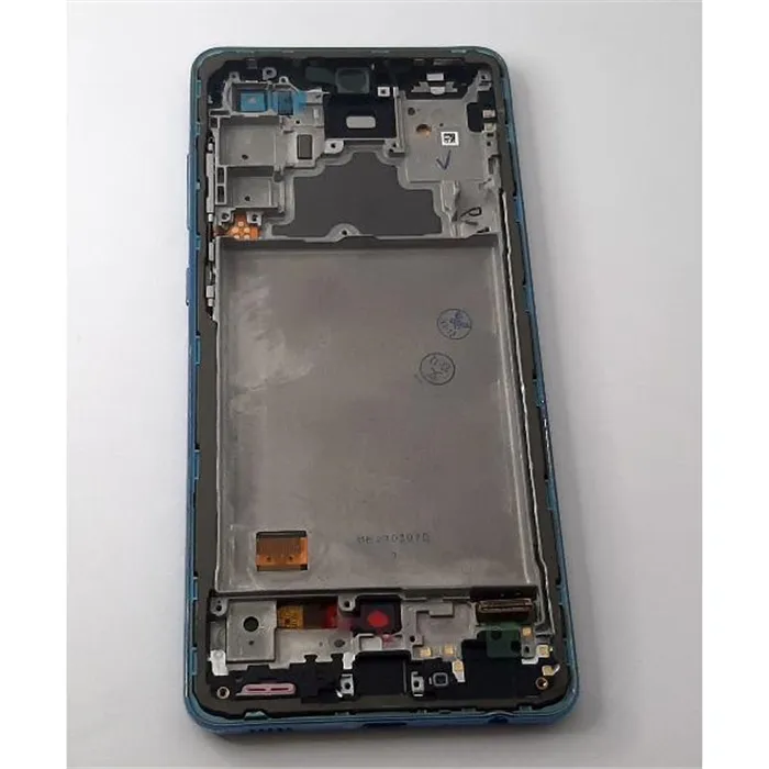 Pantalla oled para Samsung Galaxy A72 4G SM-A725 A72 5G SM-A726 mas tactil negro mas marco azul compatible