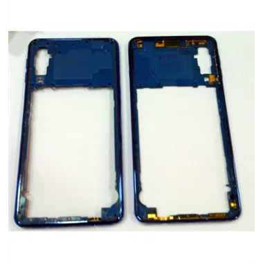 Samsung Galaxy A7 2018 A750 carcasa central o marco azul claro premium
