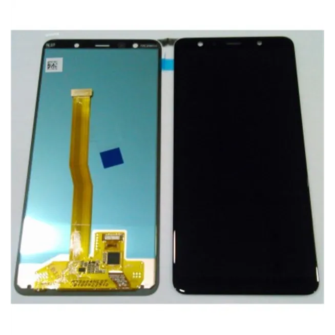 Samsung GH96-12078A A750 Galaxy A7 2018 pantalla lcd + táctil negro premium Service Pack