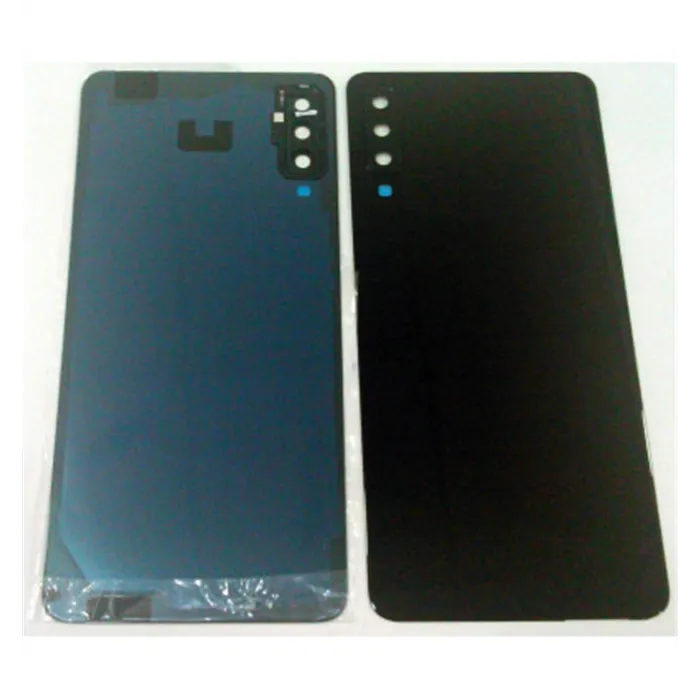 Tapa trasera o tapa bateria negra para samsung a7 2018 a750 mas lente camara calidad premium