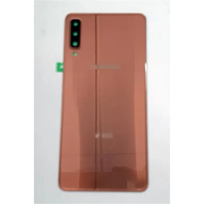 Tapa trasera o tapa bateria dorada para Samsung Galaxy A7 2018 SM-A750 GH82-17833C Service Pack