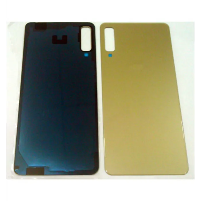 tapa trasera o tapa bateria dorada para samsung a7 2018 a750 calidad premium