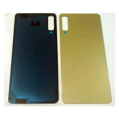 tapa trasera o tapa bateria dorada para samsung a7 2018 a750 calidad premium