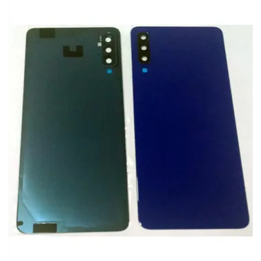 tapa trasera o tapa bateria azul oscuro para samsung a7 2018 a750 mas lente camara calidad premium