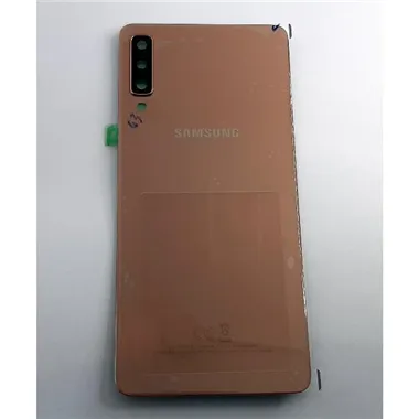 Tapa trasera o tapa bateria dorada para Samsung Galaxy A7 2018 SM-A750F GH82-17829C Service Pack