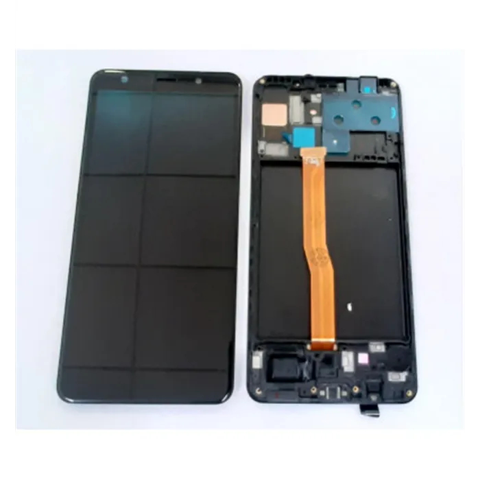Pantalla LCD calidad OLED para Samsung A7 2018 A750 mas tactil negro mas marco negro SM-A750FN A750F A750N