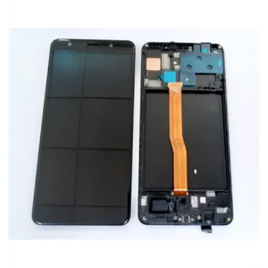 Pantalla LCD calidad OLED para Samsung A7 2018 A750 mas tactil negro mas marco negro SM-A750FN A750F A750N