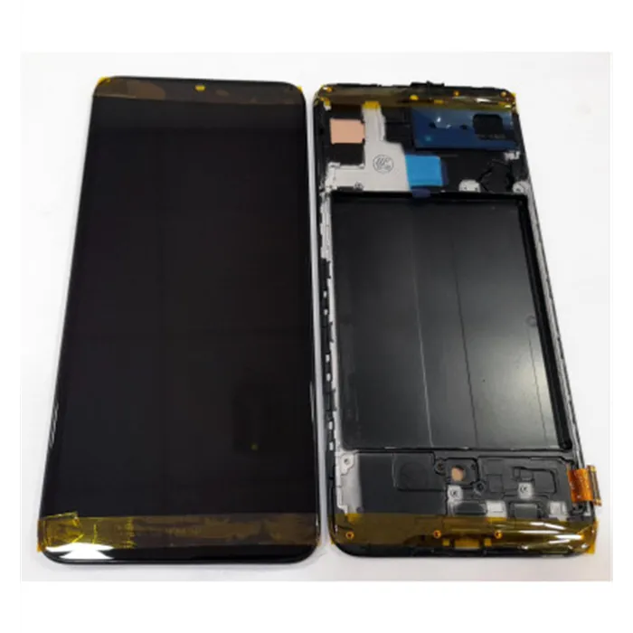 Pantalla lcd calidad OLED para Samsung Galaxy A70 A705 A705FD SM-A705FD mas tactil negro mas marco negro compatible