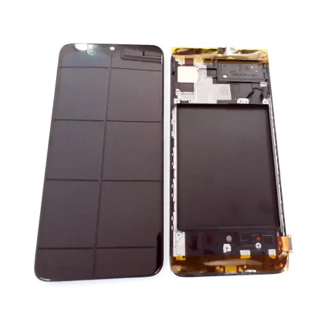 Pantalla lcd calidad OLED para Samsung Galaxy A70S A707 SM-A707 mas tactil negro mas marco negro compatible
