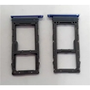 Soporte o bandeja single sim azul para Samsung Galaxy A71 5G A716 calidad premium