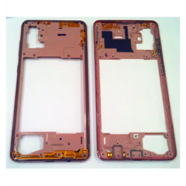 Carcasa central o marco rosa para Samsung Galaxy A71 A715F A715 calidad premium