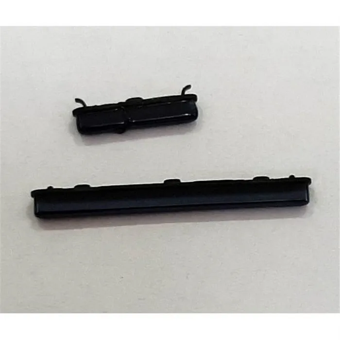 Set 2 botones negros para Samsung Galaxy A71 A715 calidad premium