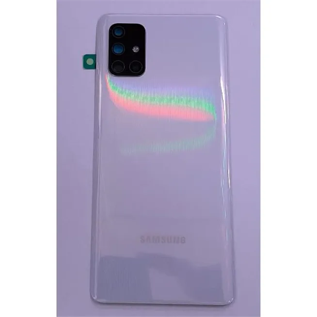 Tapa trasera o tapa bateria blanca para Samsung Galaxy A71 A715F A715 GH82-22112B Service Pack