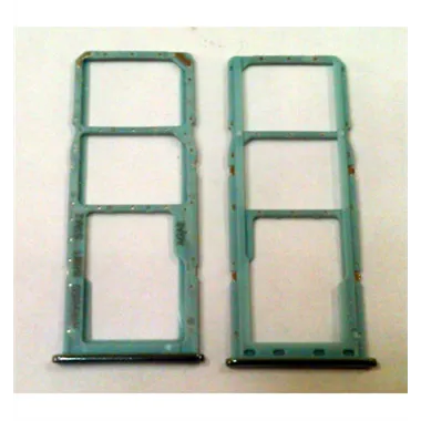 Soporte o bandeja dual sim azul para Samsung Galaxy A71 A715F A715 calidad premium