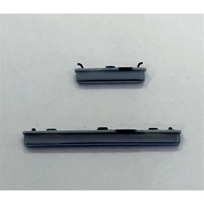 Set 2 botones gris para Samsung Galaxy A71 A715 calidad premium