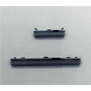 Set 2 botones gris para Samsung Galaxy A71 A715 calidad premium