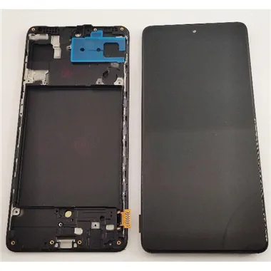 Pantalla oled para Samsung Galaxy A71 A715F A715 mas tactil negro mas marco negro compatible