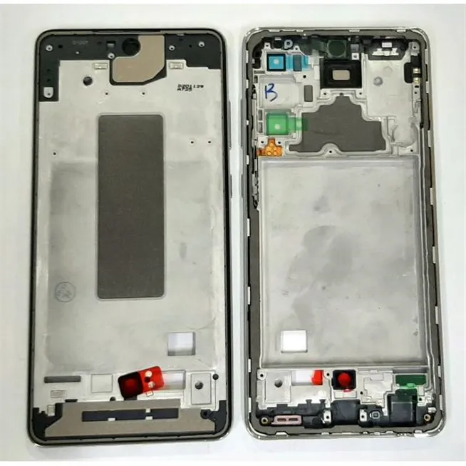 Carcasa central o marco plata para Samsung Galaxy A72 5G calidad premium