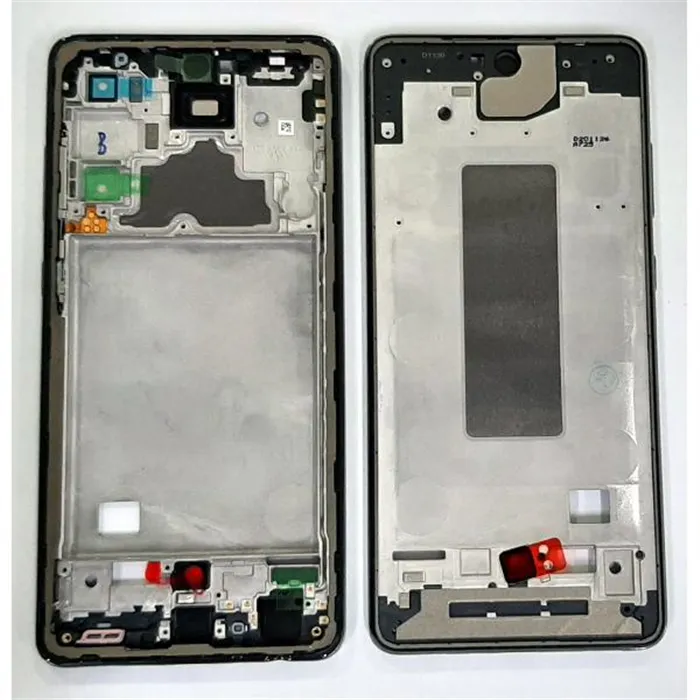 Carcasa central o marco negro para Samsung Galaxy A72 5G calidad premium