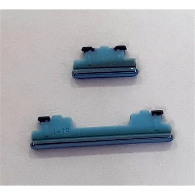 Set 2 botones azules para Samsung Galaxy A72 5G calidad premium