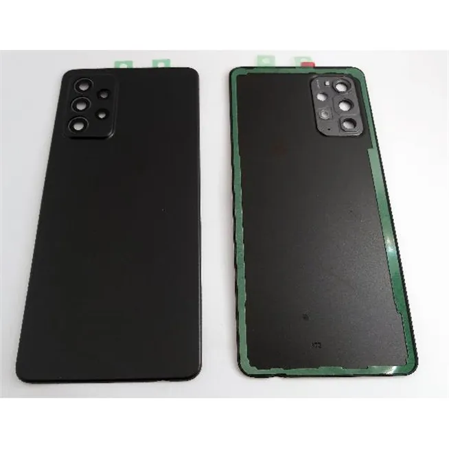 Tapa trasera o tapa bateria negra para Samsung Galaxy A72 A725F A72 5G mas cubierta camara