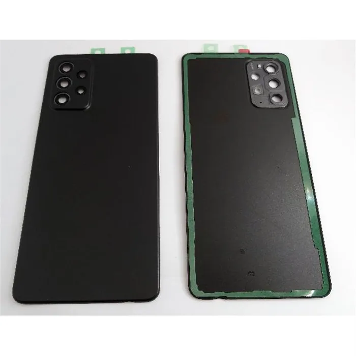 Tapa trasera o tapa bateria negra para Samsung Galaxy A72 A725F A72 5G mas cubierta camara